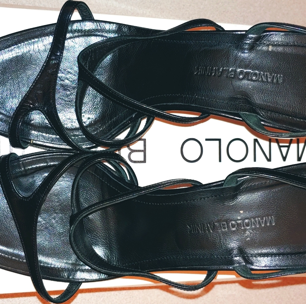 Manolo Blahnik Sandal Heel 6.5M